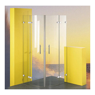 Kabina Ronal Pur prysznicowa półokrągła z drzwiami dwuczęściowymi 80 cm- sanitbuy.pl