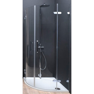 Kabina Ronal Pur prysznicowa półokrągła z drzwiami dwuczęściowymi 100 cm- sanitbuy.pl