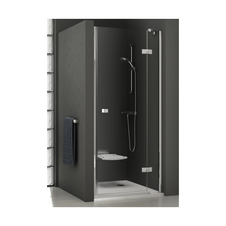 Drzwi wnękowe SMSD2-100 B-L Ravak SmartLine - model B, wersja lewa, chrom + transparent- sanitbuy.pl