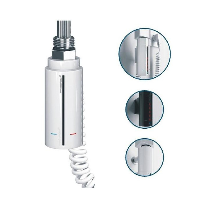 Grzałka Instal Projekt HOT2, moc 900 W - biała- sanitbuy.pl