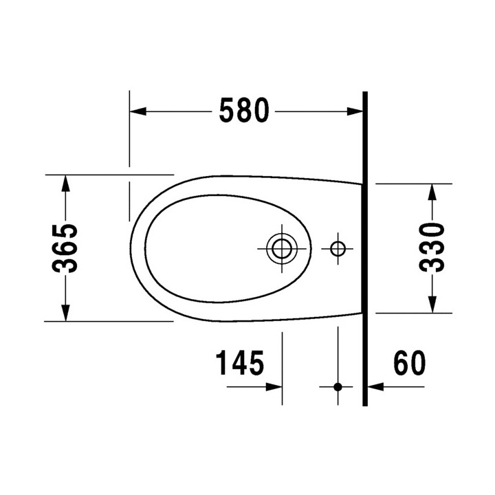 Bidet Duravit Architec wiszący- sanitbuy.pl