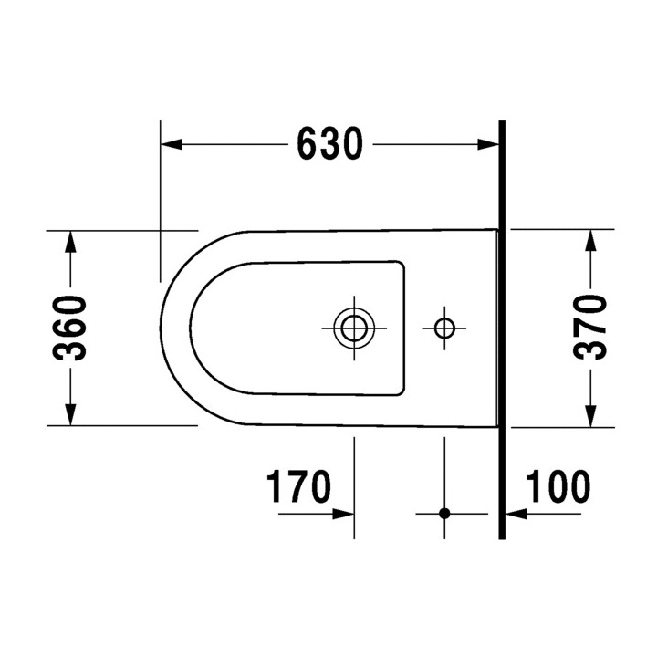 Bidet Duravit Darling New stojący- sanitbuy.pl