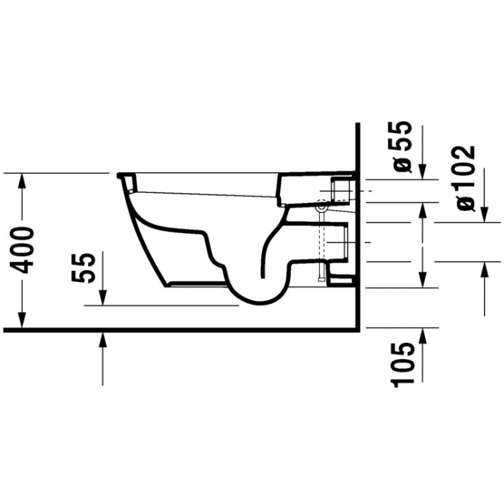 Miska Duravit Darling New wisząca lejowa- sanitbuy.pl