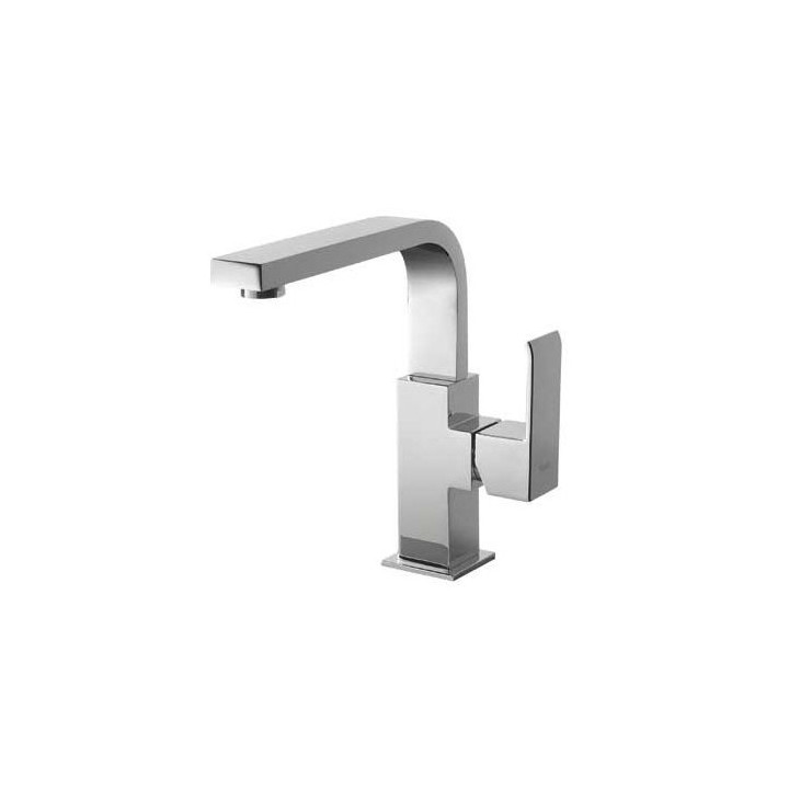 Bateria Tres Cuadro-Tres umywalkowa bez korka automatycznego- sanitbuy.pl