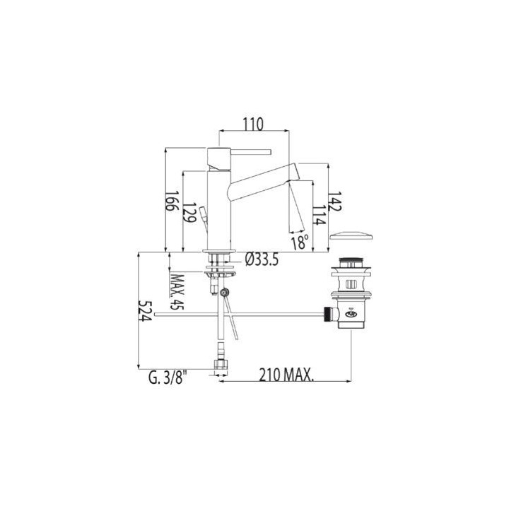 Bateria umywalkowa Max-Tres- sanitbuy.pl