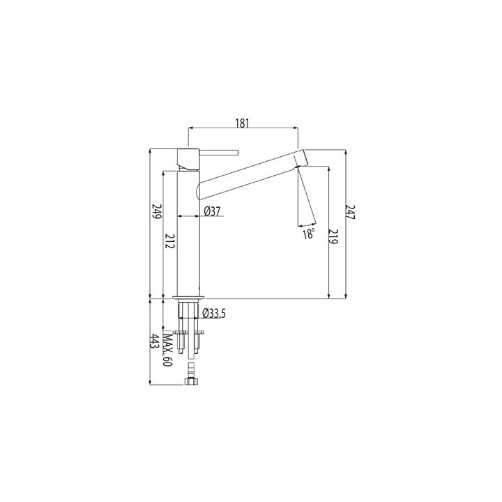 Bateria umywalkowa Max-Tres- sanitbuy.pl