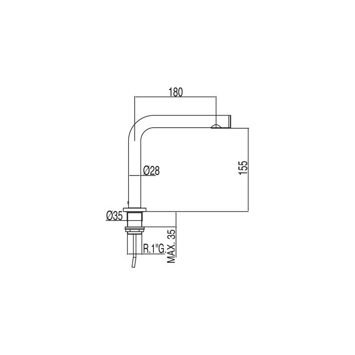Bateria Tres Max-Tres umywalkowa elektroniczna Touch-Tres z mieszaczem- sanitbuy.pl