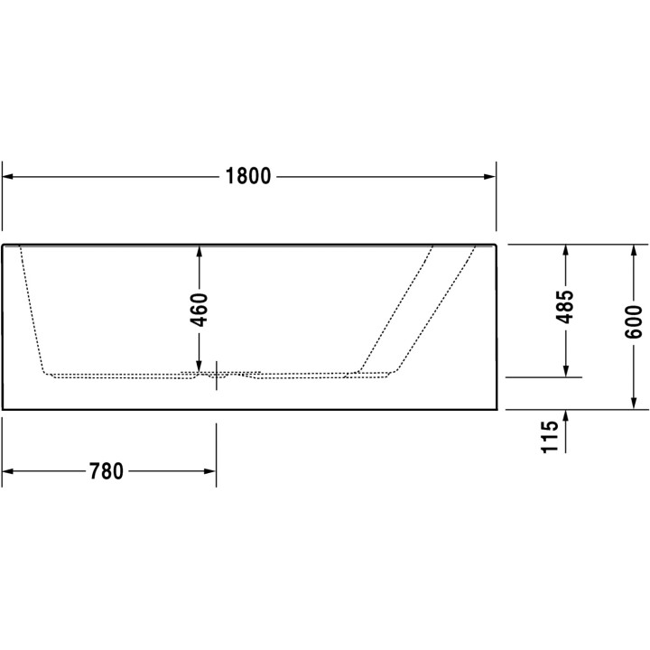 Wanna Duravit Paiova narożna prawa, 180x140 cm- sanitbuy.pl