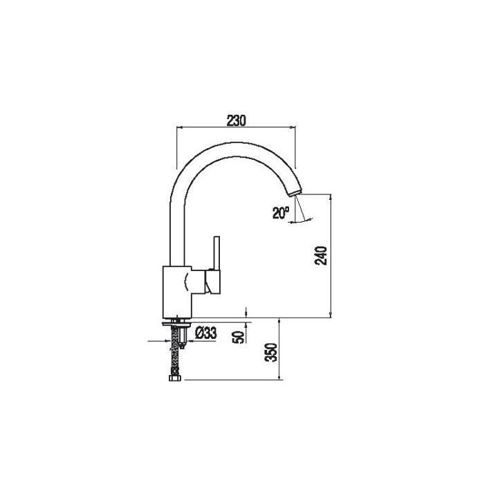 Bateria Tres Max-Tres zlewozmywakowa stojąca- sanitbuy.pl