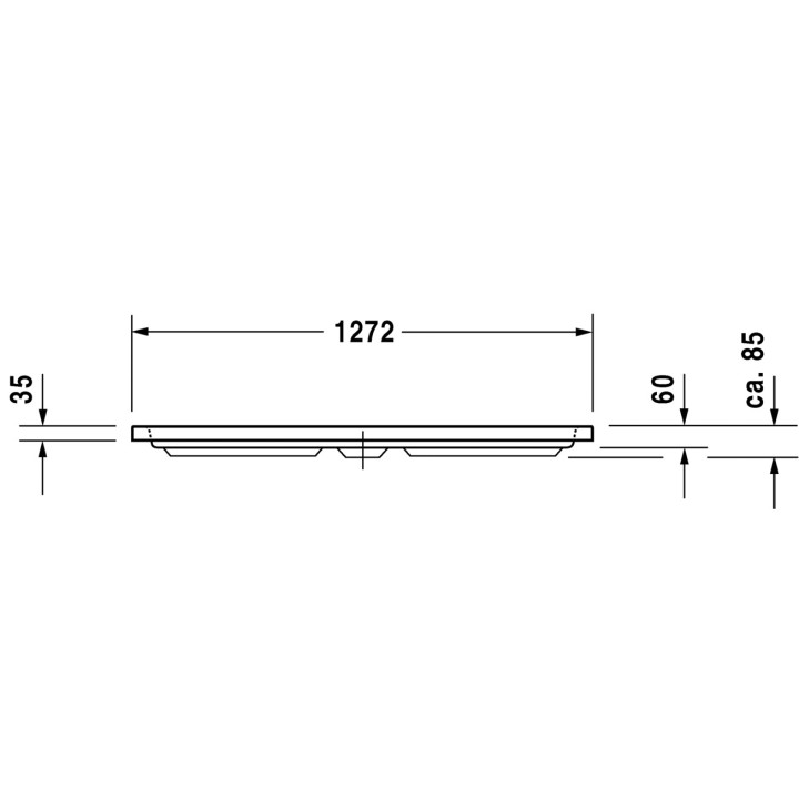 Brodzik Duravit D-Code półokrągły 90x90 cm- sanitbuy.pl