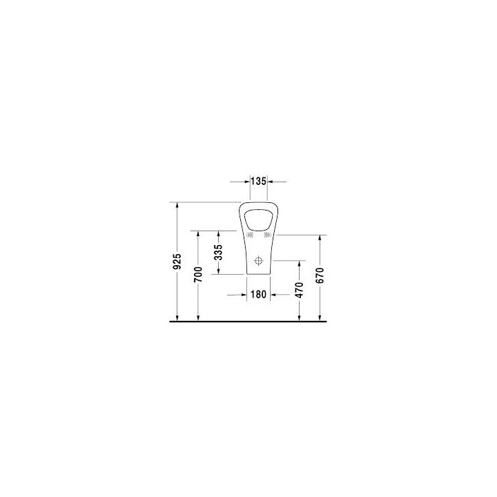 Pisuar Duraplus New Dry, Duravit DuraStyle, 300x340 mm, Biały Alpin- sanitbuy.pl