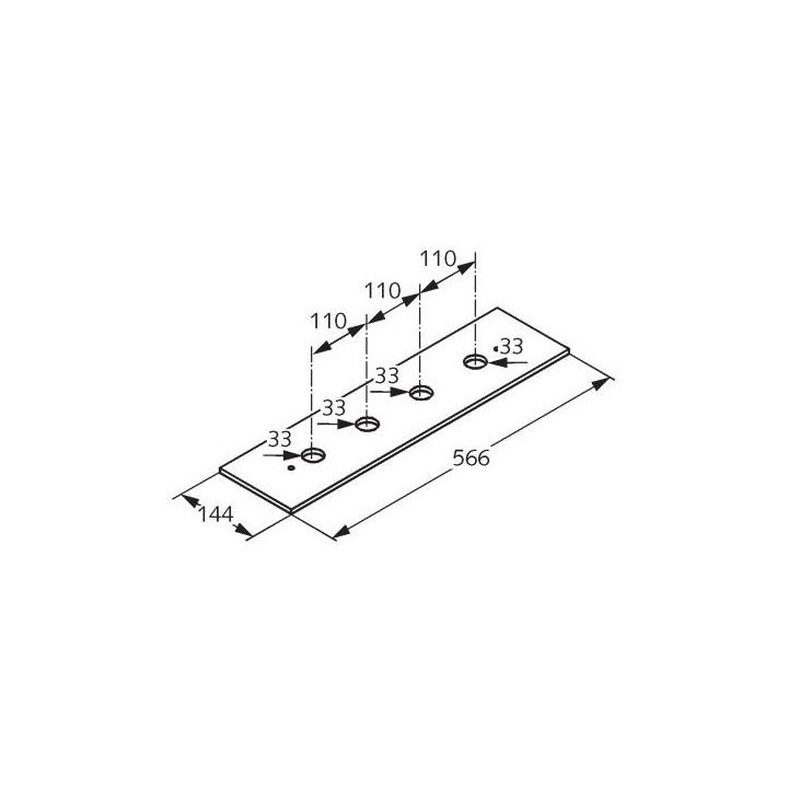 Zewnętrzna płyta montażowa Kludi - sanitbuy.pl