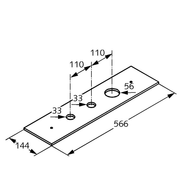 Zewnętrzna płyta montażowa Kludi JOOP!- sanitbuy.pl
