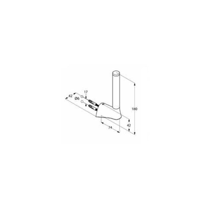 Uchwyt na zapasową rolkę papieru Kludi Ambienta- sanitbuy.pl