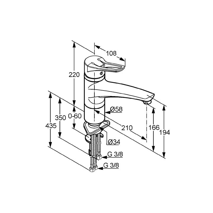 Jednouchwytowa bateria kuchenna DN 10 Kludi MX- sanitbuy.pl