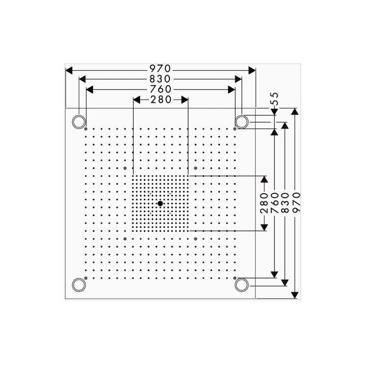 Shower Heaven AXOR Starck Organic z oświetlenia- sanitbuy.pl