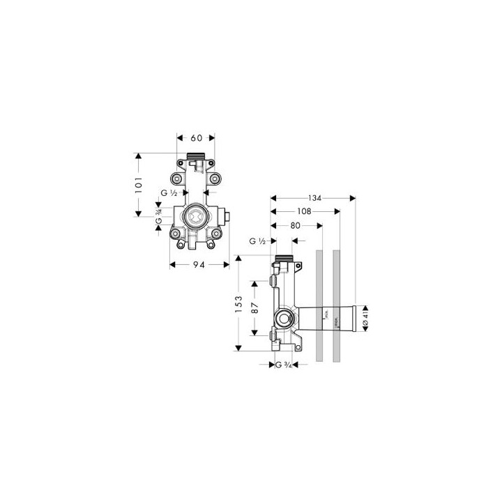 Zestaw podtynkowy Axor- sanitbuy.pl