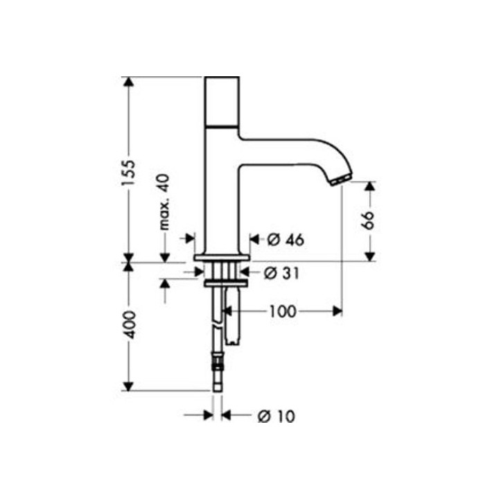 Bateria umywalkowa AXOR Strack- sanitbuy.pl