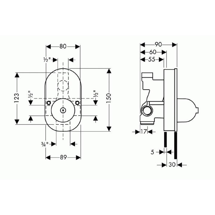 Zestaw podtynkowy Hansgrohe Metris E2- sanitbuy.pl