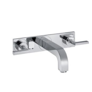 Bateria Axor Citterio umywalkowa  podtynkowa z płytką, z uchwytami jednoramiennymiymi- sanitbuy.pl