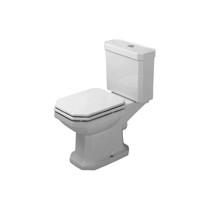 Miska kompaktowa stojąca Duravit 1930 Series 355 x 665 mm, odpływ poziomy- sanitbuy.pl