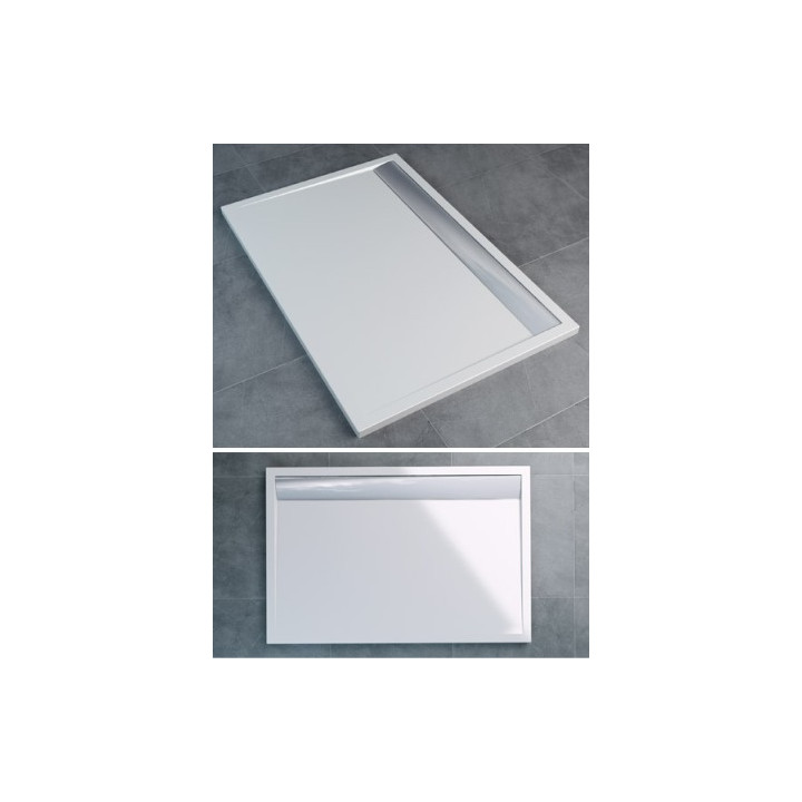 Brodzik SanSwiss Ronal prostokątny 800x900 mm biały- sanitbuy.pl