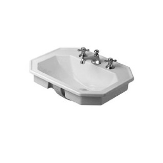 Umywalka Duravit 1930 Series blatowa 580x470 mm z 1 otworem na baterię- sanitbuy.pl