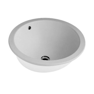 Umywalka Villeroy & Boch Loop&Friends, Biały Alpin Ceramicplus, nablatowa, średnica 390 mm, z przelewem- sanitbuy.pl