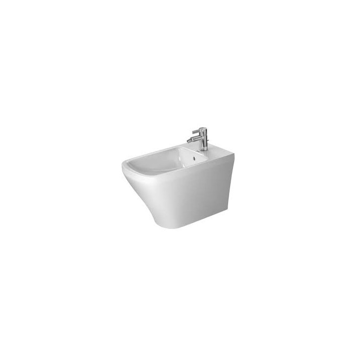 Bidet stojący, Duravit DuraStyle, 370x630 mm, 1-otworowy, Biały Alpin WonderGliss- sanitbuy.pl