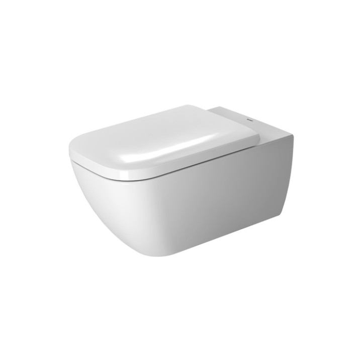 Miska toaletowa wisząca Rimless, Duravit Happy D.2, 365x620, Biały Alpin WonderGliss- sanitbuy.pl