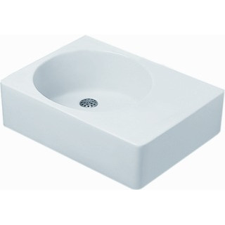 Umywalka wiszaca, Duravit Scola, 615x460 mm, komora z lewej strony, 1-otworowa, Biały Alpin- sanitbuy.pl