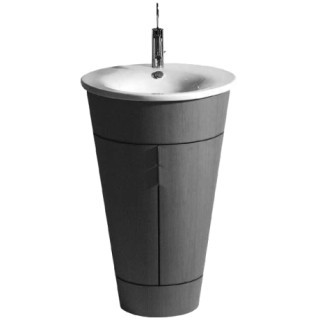 Umywalka meblowa, Duravit Starck 1, śr. 580 mm, 1-otworowa, Biały Alpin WonderGliss- sanitbuy.pl