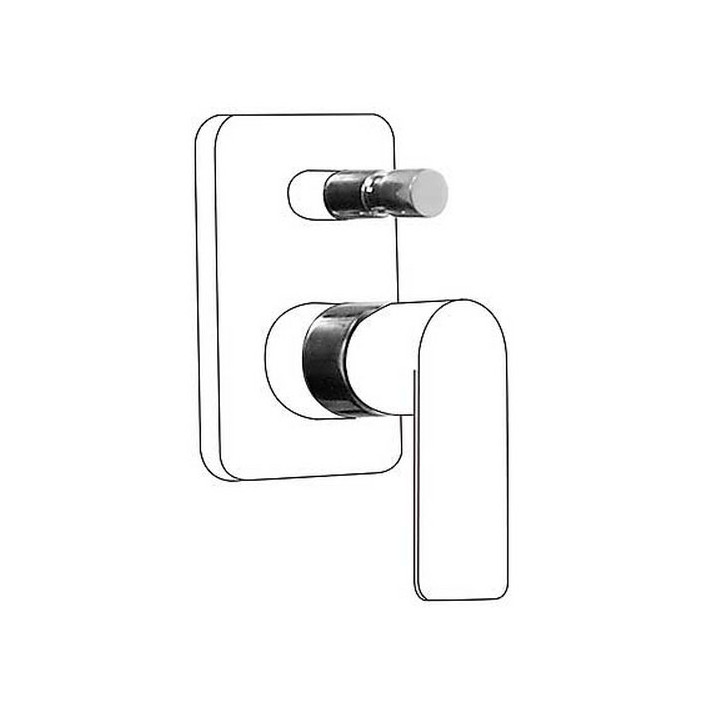 Przedłużacz do baterii podtynkowej Loft -Tres- sanitbuy.pl