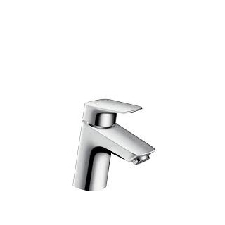 Jednouchwytowa bateria umywalkowa 70, DN 15, Hangrohe Logis, z zaworem odpływowym- sanitbuy.pl