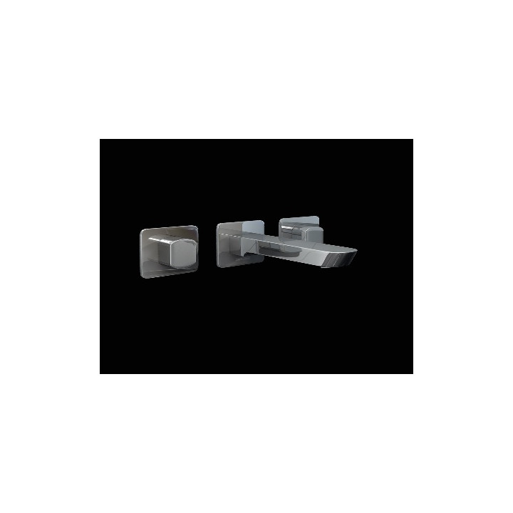 Bateria umywalkowa Kohlman Foxal ścienna podtynkowa 3-otworowa- sanitbuy.pl