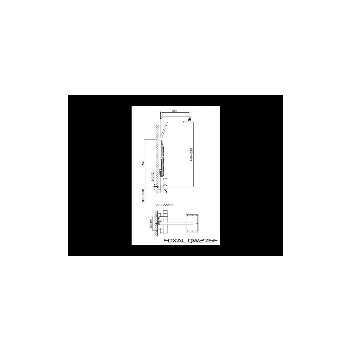 Zestaw prysznicowy Kohlman Foxal - sanitbuy.pl