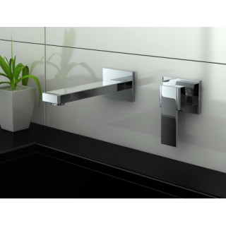 Bateria umywalkowa Kohlman Excelent  ścienna podtynkowa 3-otworowa- sanitbuy.pl