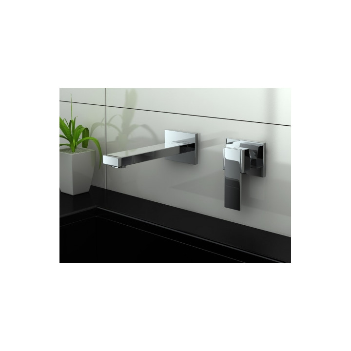 Bateria umywalkowa Kohlman Excelent  ścienna podtynkowa 3-otworowa- sanitbuy.pl