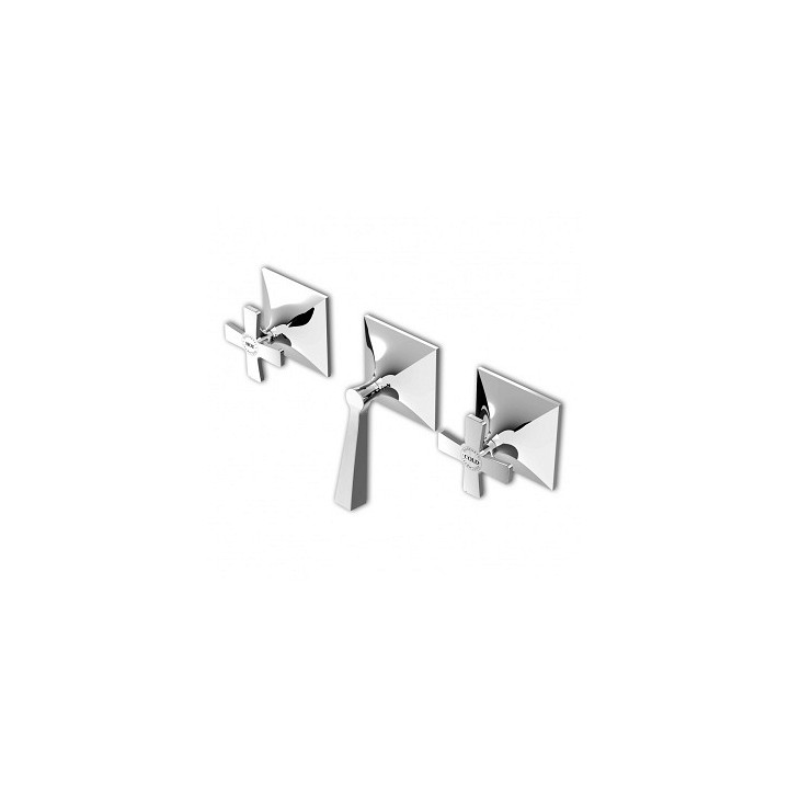 Bateria wannowo-natryskowa Zucchetti Bellagio podtynkowa z przełacznikiem 2-drogowym- sanitbuy.pl