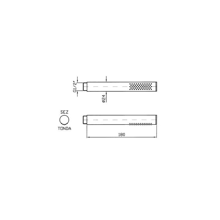 Słuchawka natryskowa Zucchetti - sanitbuy.pl