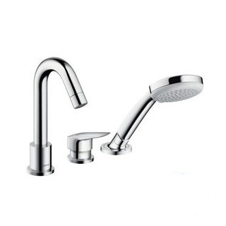 Bateria wannowa Hangrohe Logis na brzeg wanny, element zewnętrzny- sanitbuy.pl