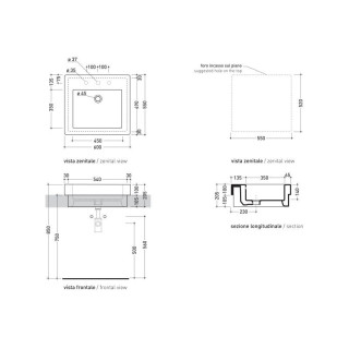 Umywalka  Flaminia  Acquagrande  60 cm- sanitbuy.pl