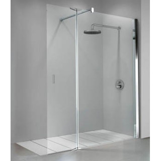 Ścianka stała prysznicowa Novellini Kuadra H2 ze skrzydłem obrotowym 80+37 cm- sanitbuy.pl