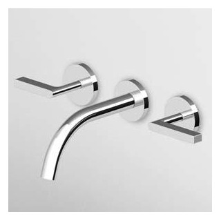 Bateria umywalkowa Zucchetti Simply Beautiful 3-otworowa, ścienna- sanitbuy.pl