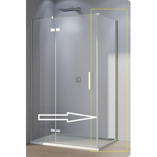 Ronal Pur PUDT2P ścianka prysznicowa boczna 750 mm- sanitbuy.pl