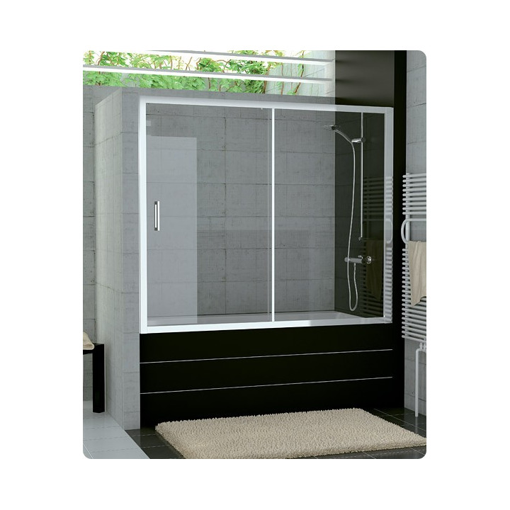 Ścianka boczna do parawanu nawannowego SanSwiss TOP-Line  70 cm, srebrny mat, szkło przeźroczyste- sanitbuy.pl