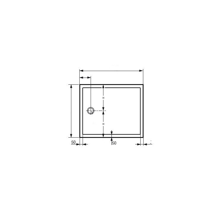 Brodzik Huppe Purano prostokątny 700x1200 mm- sanitbuy.pl