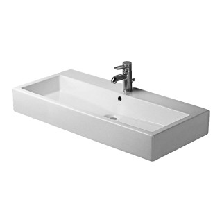 Umywalka Duravit Vero szlifowana z półką na baterię 1000x470 mm z 1-otworem na baterię- sanitbuy.pl