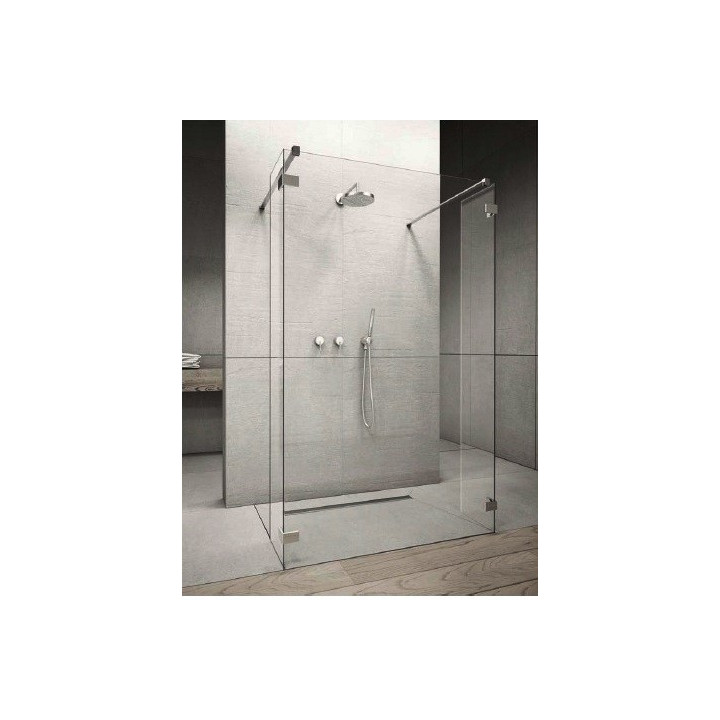 Parawan Radaway Essenza New 2- częściowy 120 cm, szkło przeźroczyste EasyClean- sanitbuy.pl