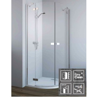 Ścianka Radaway Euphoria Walk-in IV 140, chrom, szkło przeźroczyste- sanitbuy.pl